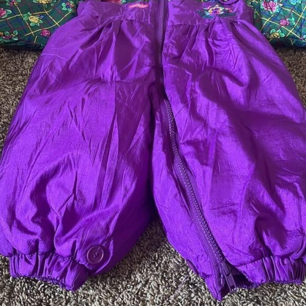 Vintage Oshkosh B'gosh Baby Girl Snowsuit One Piece Bunting 12 Months - Picture 9 of 14